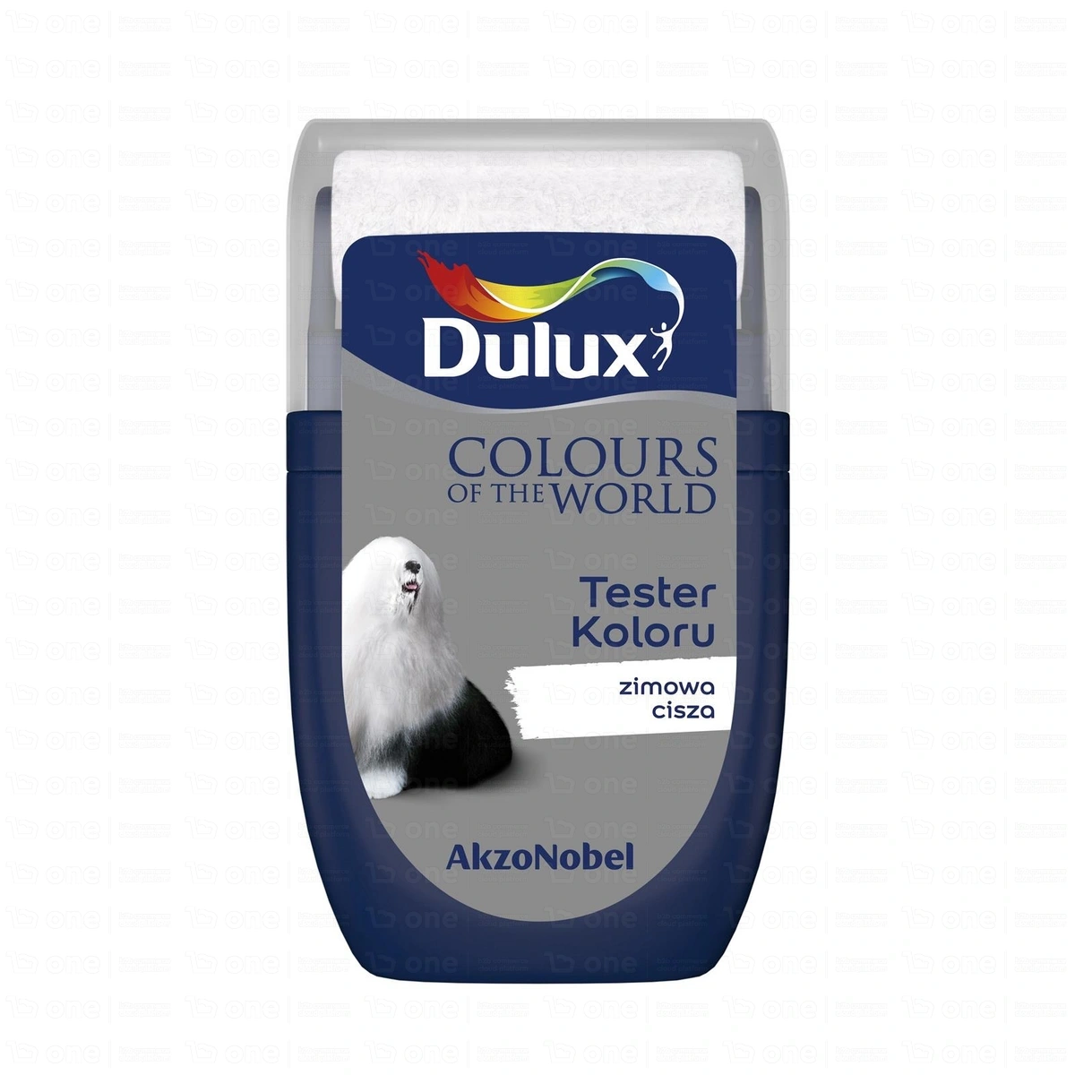 Farba lateksowa Dulux Kolory Świata do ścian i sufitów tester zimowa cisza mat 30 ml