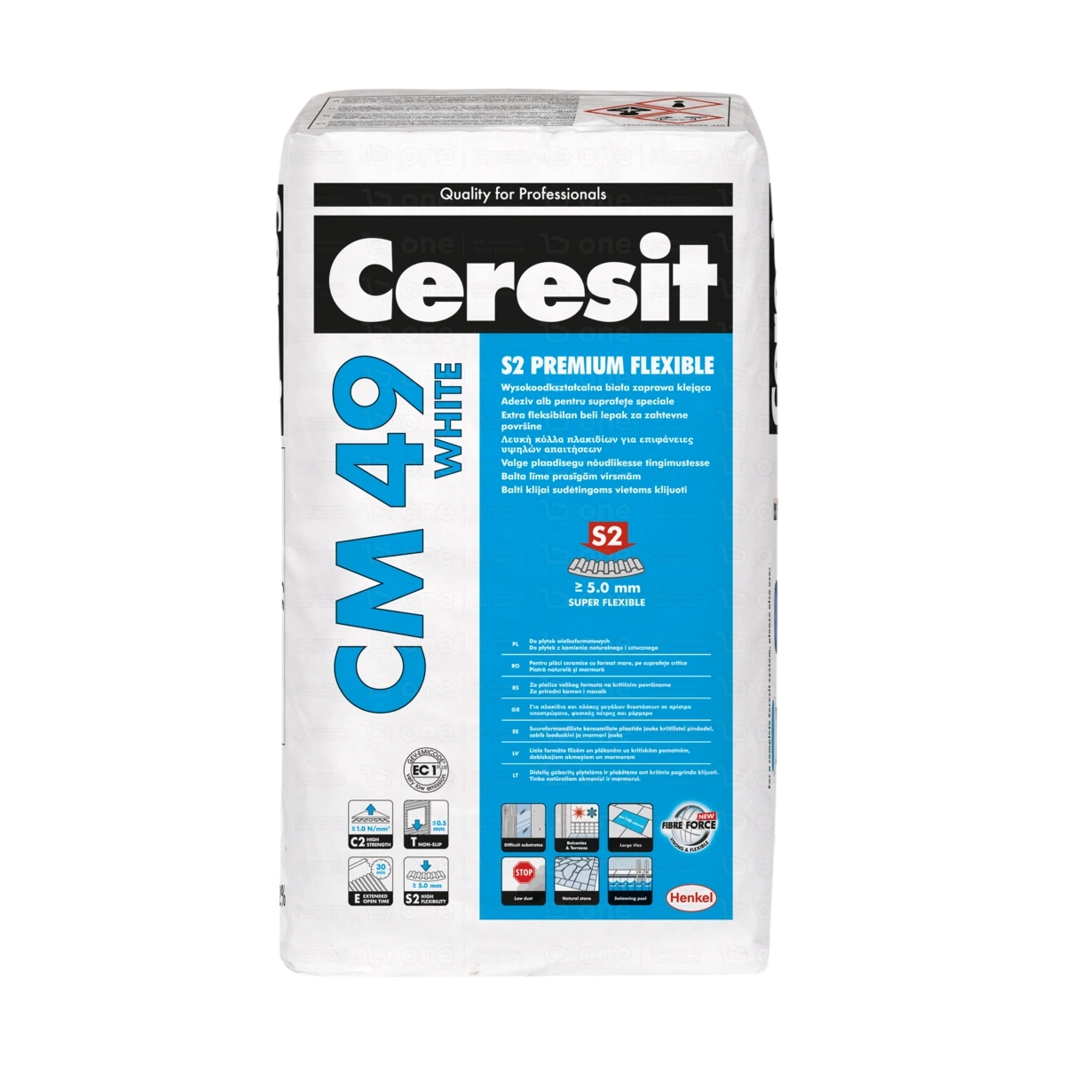 Klej do glazury Ceresit Cm 16 Pro flexible 25 kg