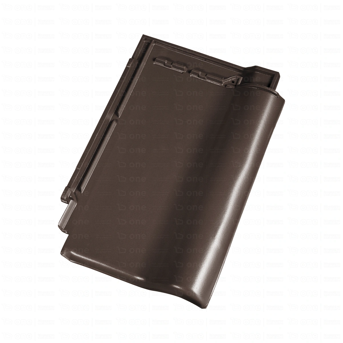 Dachówka ceramiczna zakładkowa Koramic Alegra 9 ciemno-brązowa angoba podstawowa