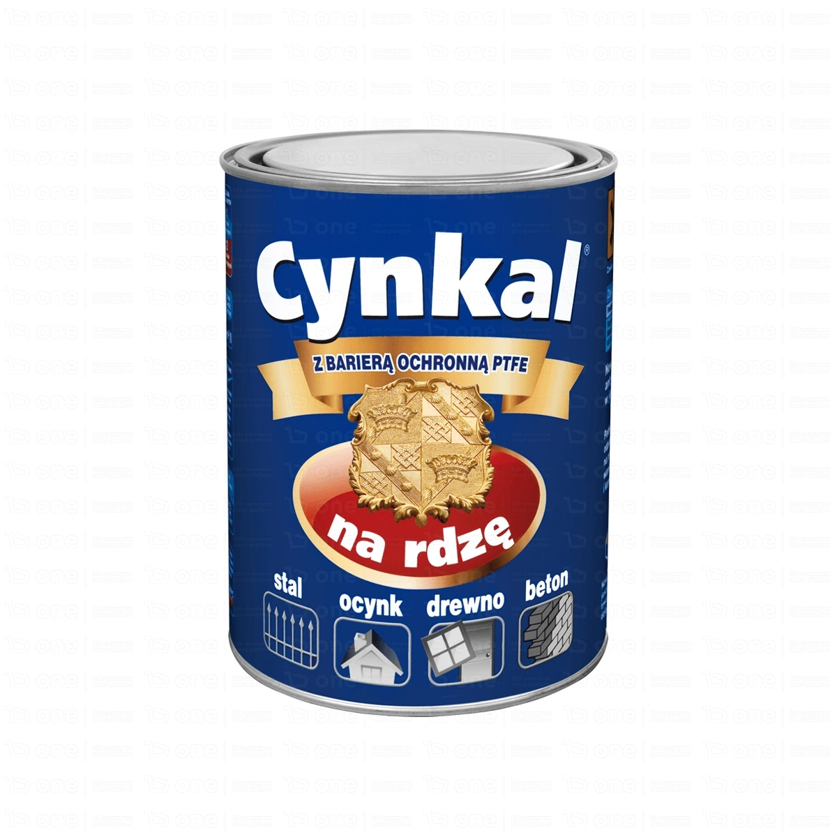Gruntoemalia akrylowa Malexim Cynkal do metalu żółty RAL 1018 0,7 l
