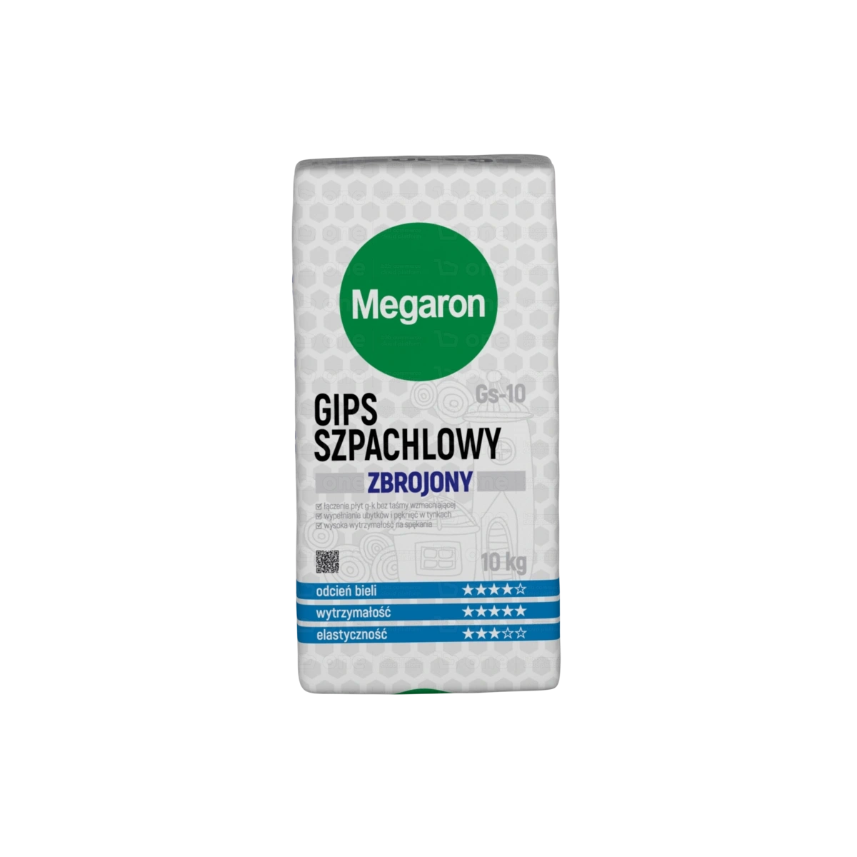 Gips szpachlowy francuski Megaron GS-2 20 kg