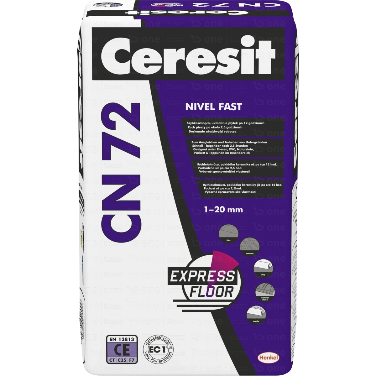 Zaprawa wyrównująca Ceresit CN 72 25 kg