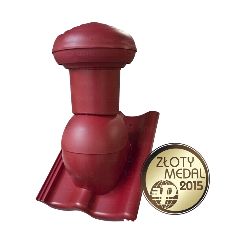 Kominek wentylacyjny MDM Virtum 125 dachówka 02 grafitowy