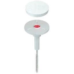 Kołki do styropianu wkręcane Klimas Wkręt-met z trzpieniem stalowym z krążkiem styropianowym 8,0 x 150 mm 100 szt. 