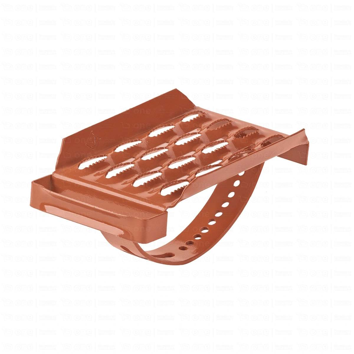 Stopień kominiarski Braas stalowy czerwony