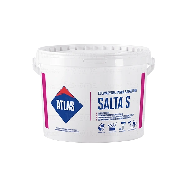 Farba silikatowa elewacyjna Atlas Salta S SAH0371 10 l