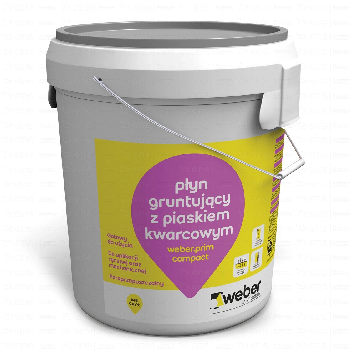 Płyn gruntujący Weber prim compact z piaskiem kwarcowym 5 kg