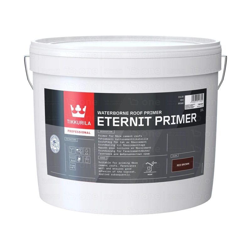 Podkład do dachów Tikkurila Eternit Primer red brown 10 l