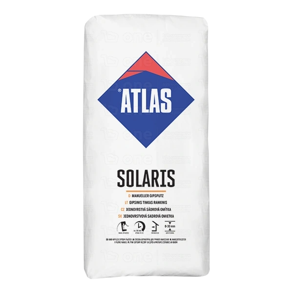 Tynk gipsowy ręczny Atlas Solaris 25 kg