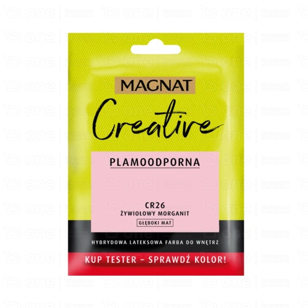Farba lateksowa MAGNAT Creative do ścian i sufitów tester żywiołowy morganit CR26 30 ml
