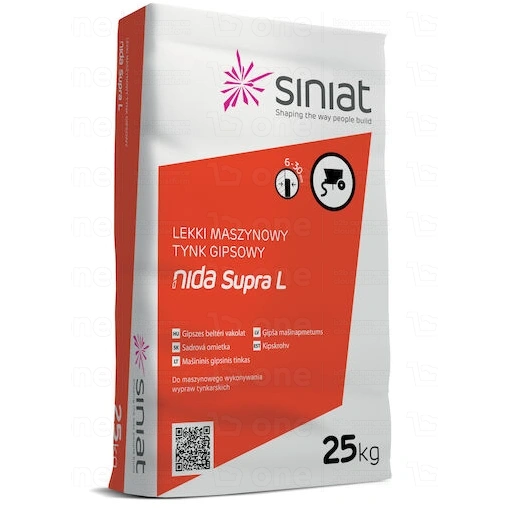 Tynk gipsowy Siniat Nida Supra L 25 kg