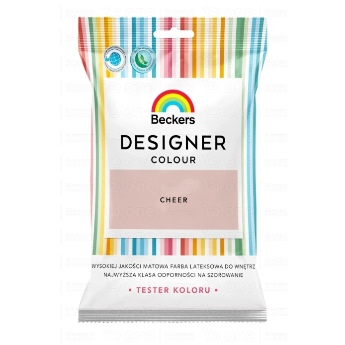 Farba lateksowa Beckers Designer Colour do ścian i sufitów cheer mat tester 50 ml