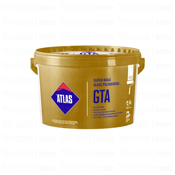 Super biała gładź polimerowa Atlas GTA 18 kg