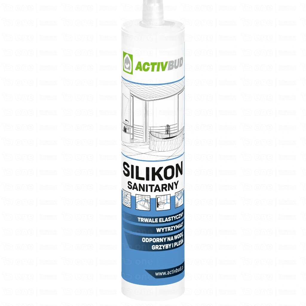 Silikon sanitarny Activbud bezbarwny 300 ml
