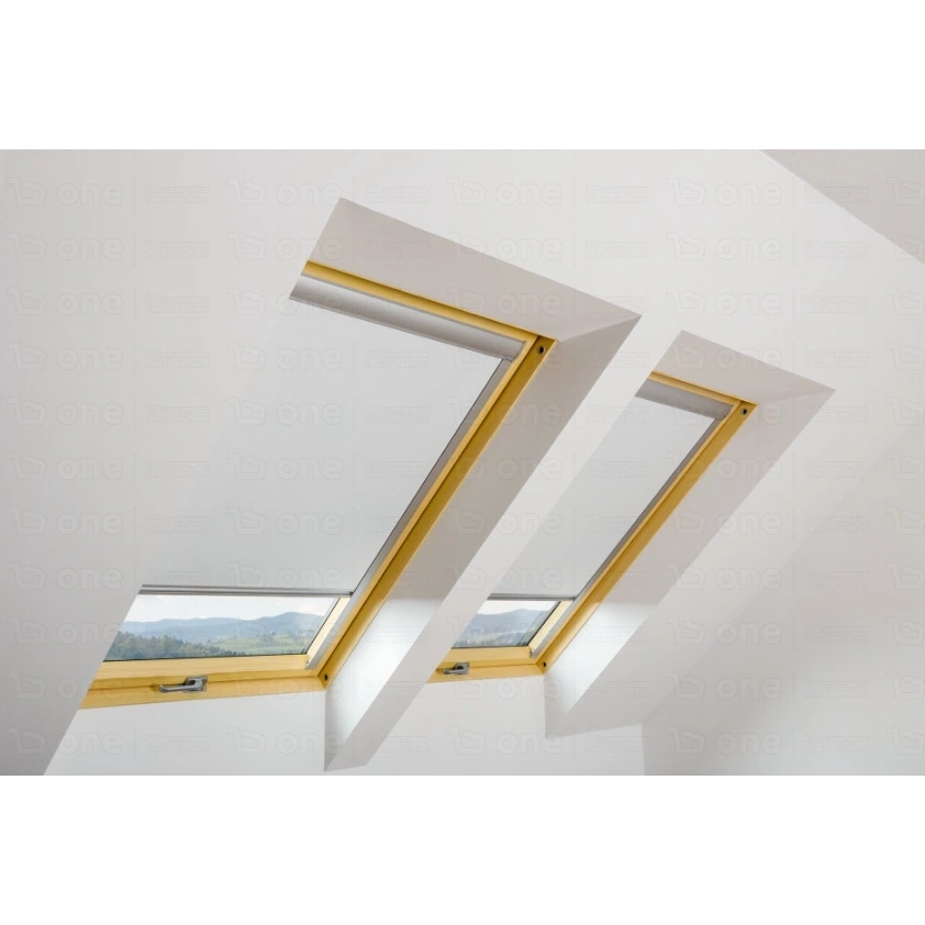 Roleta wewnętrzna do okna dachowego Fakro ARF/231 114x115 zaciemniająca manualna