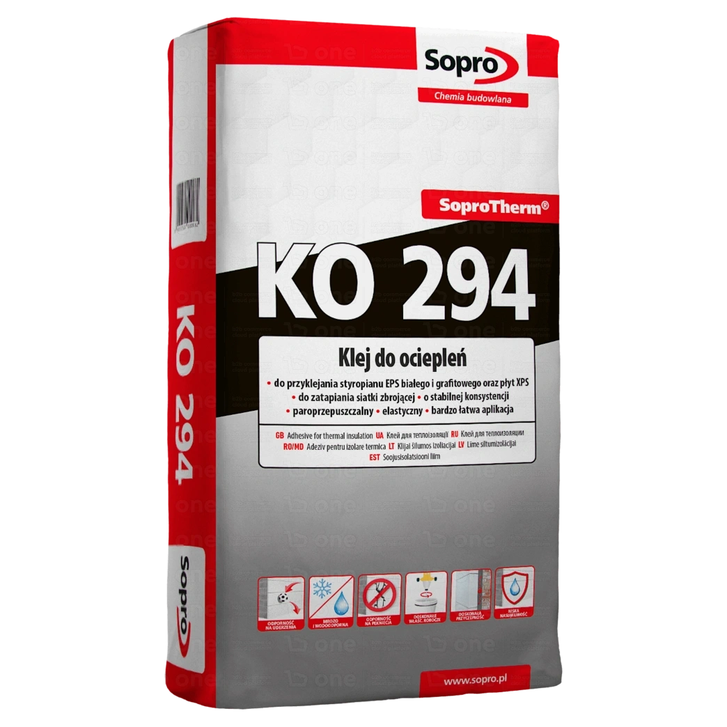 Klej cementowy Sopro SOPROTHERM KO 294 do ociepleń 25 kg