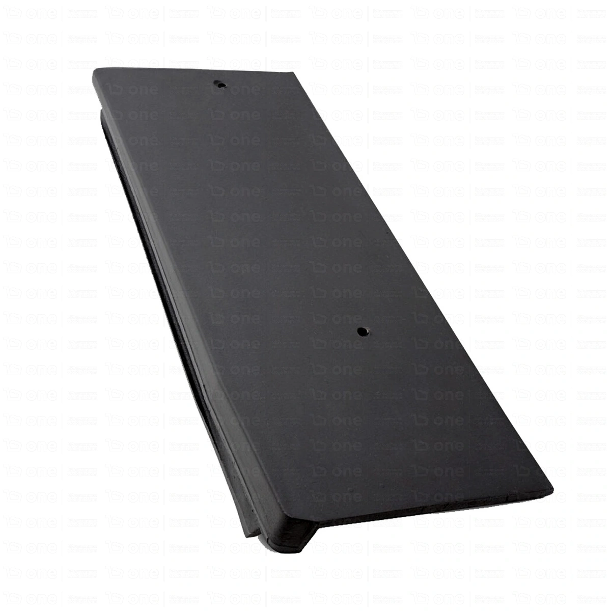 Dachówka ceramiczna płaska Koramic Actua 10 LT grafit szlachetny krawędziowa prawa