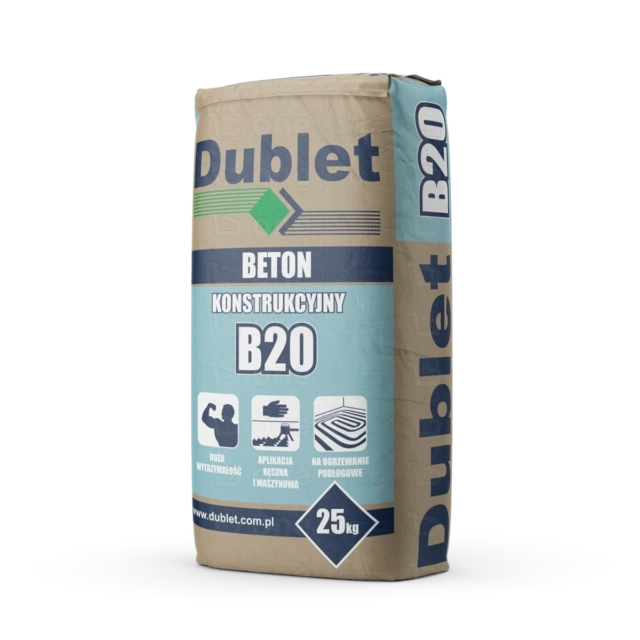 Beton konstrukcyjny Dublet B20 25 kg