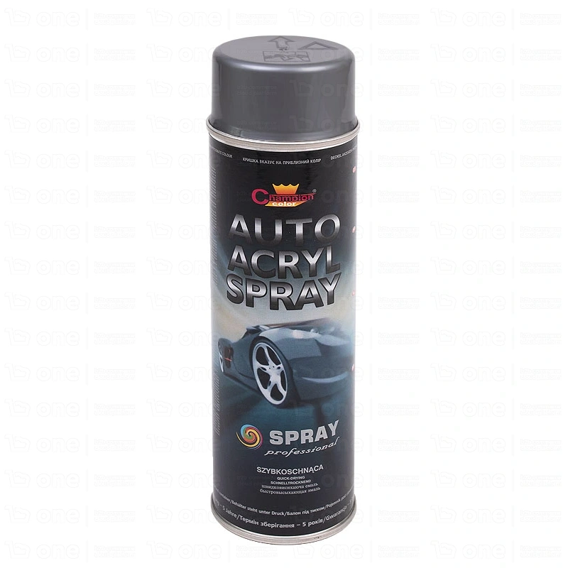 Lakier akrylowy Champion Color Auto Acryl spray do felg srebrny 500 ml
