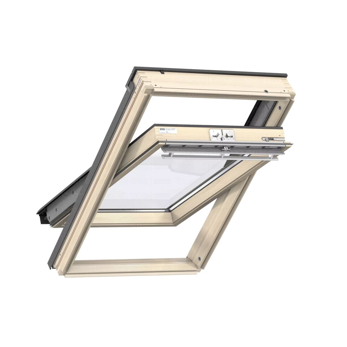 Okno dachowe Velux GZL FK04 1051 66x98 2-szybowe drewniane