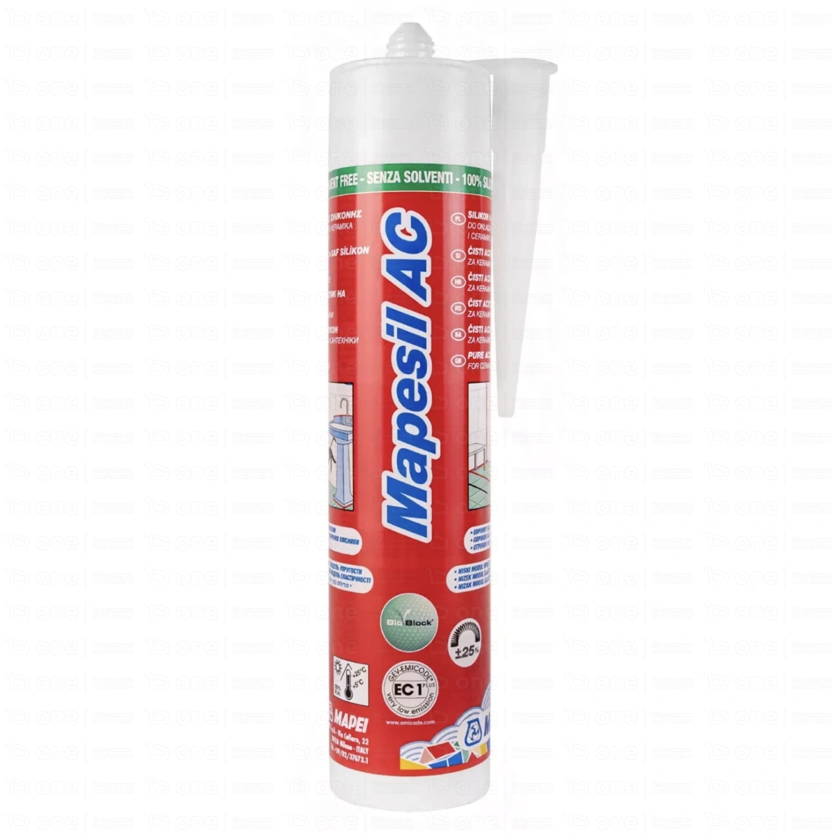 Silikon sanitarny Mapei MAPESIL AC wanilia 310 ml