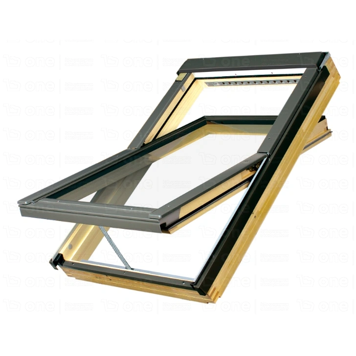 Okno dachowe Fakro FTP-V U5 RAL 7022 ZW 114x140 3-szybowe 