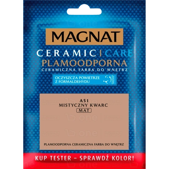 Farba ceramiczna MAGNAT Ceramic Care do ścian i sufitów tester mistyczny kwarc A51 mat 30 ml