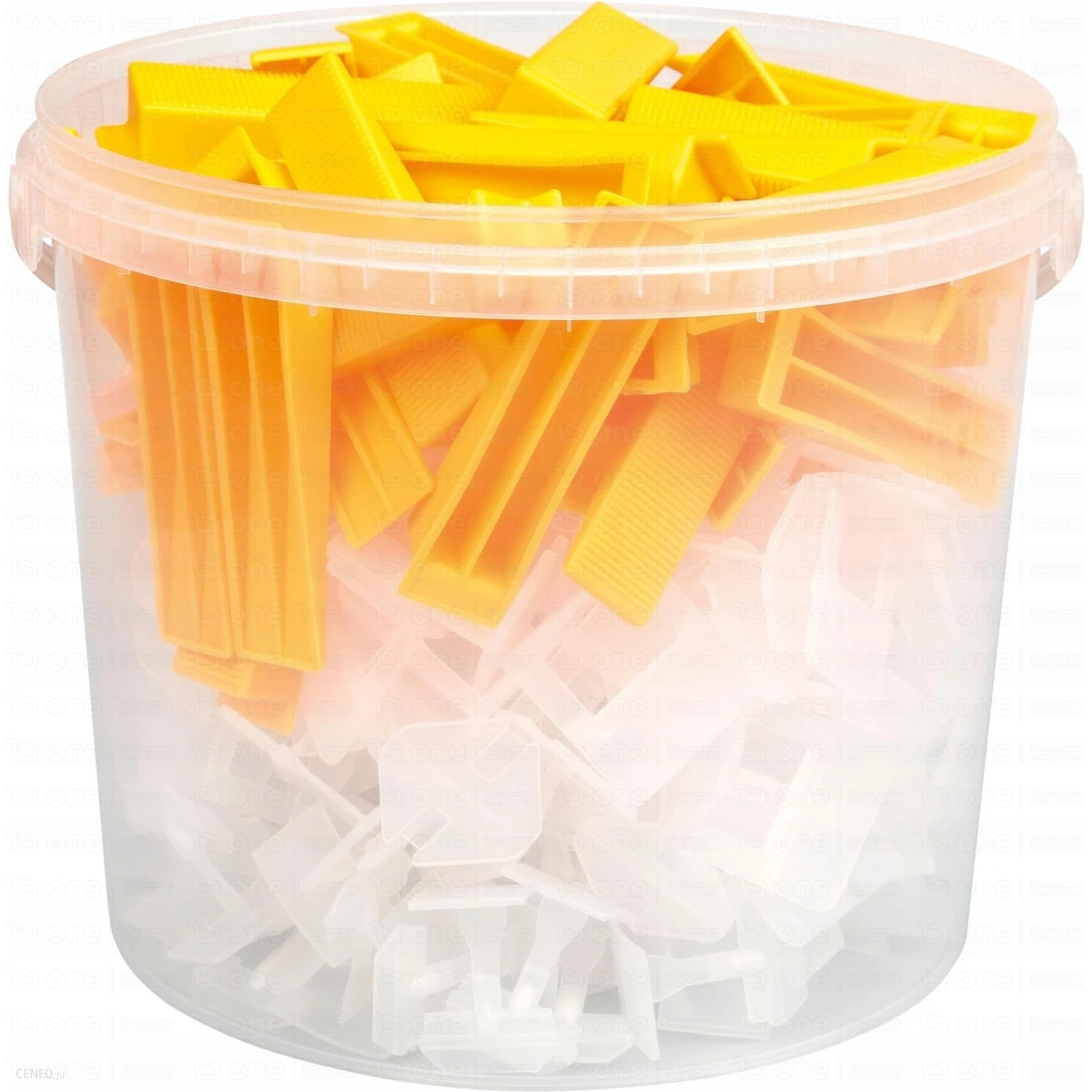 Klipsy do fugowania Hardy 1,5 mm 400 szt. wiaderko