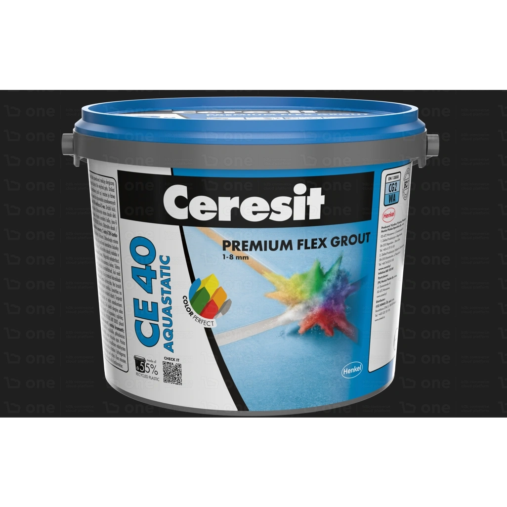 Fuga elastyczna Ceresit CE 40 Aquastatic Premium Flex Fuga 1-8 mm bahama 5 kg