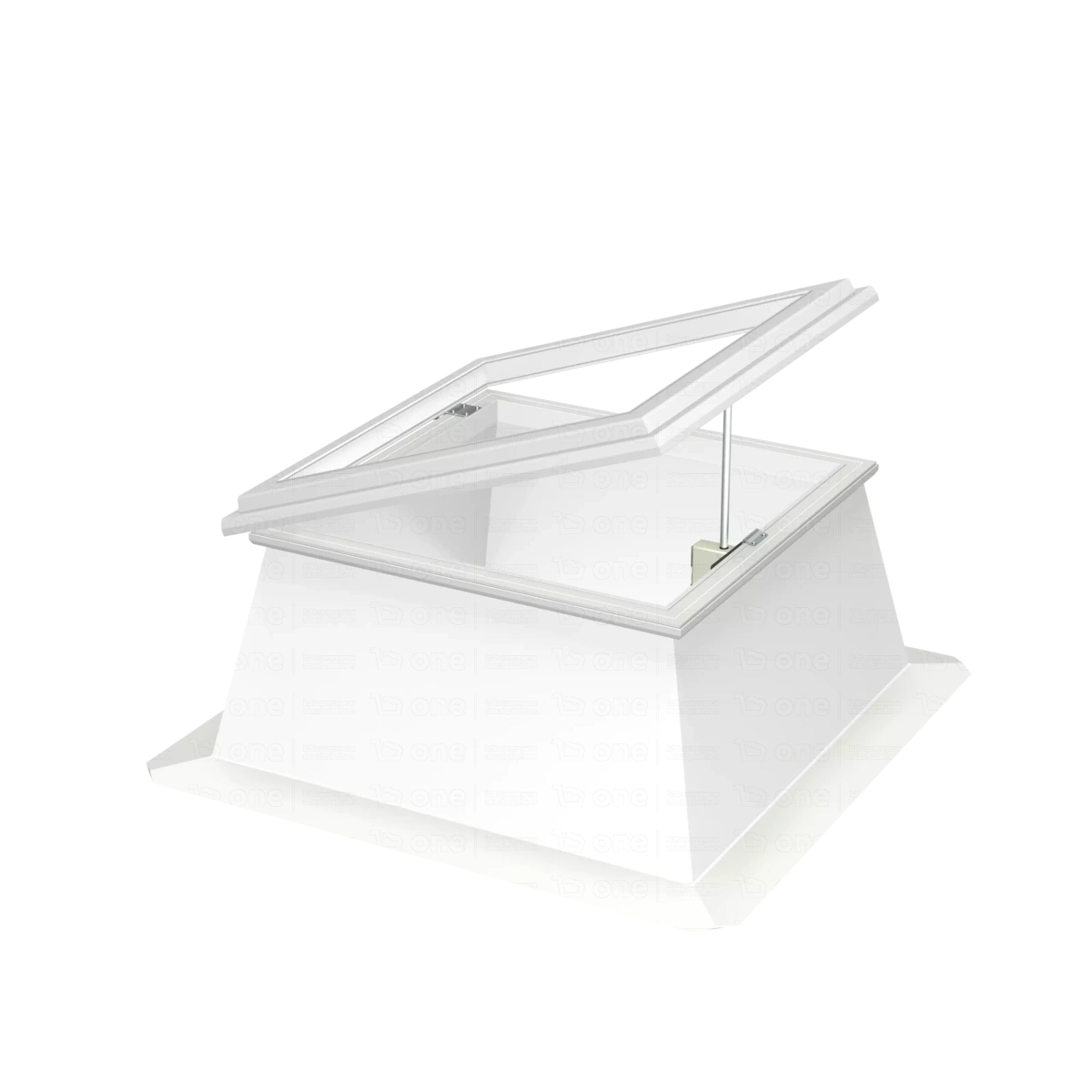 Okno do dachu płaskiego Velux CVJ 060060 2220 60x60 otwierane elektryczne podstawa 50 cm