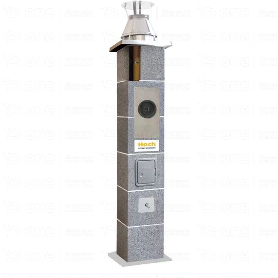 Komin ceramiczny HOCH Keramik z podwójną wentylacją fi120 S2W 9 mb