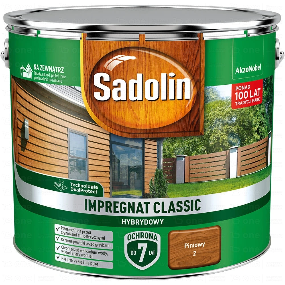 Impregnat do drewna Sadolin Classic hybrydowy pinia 9 l