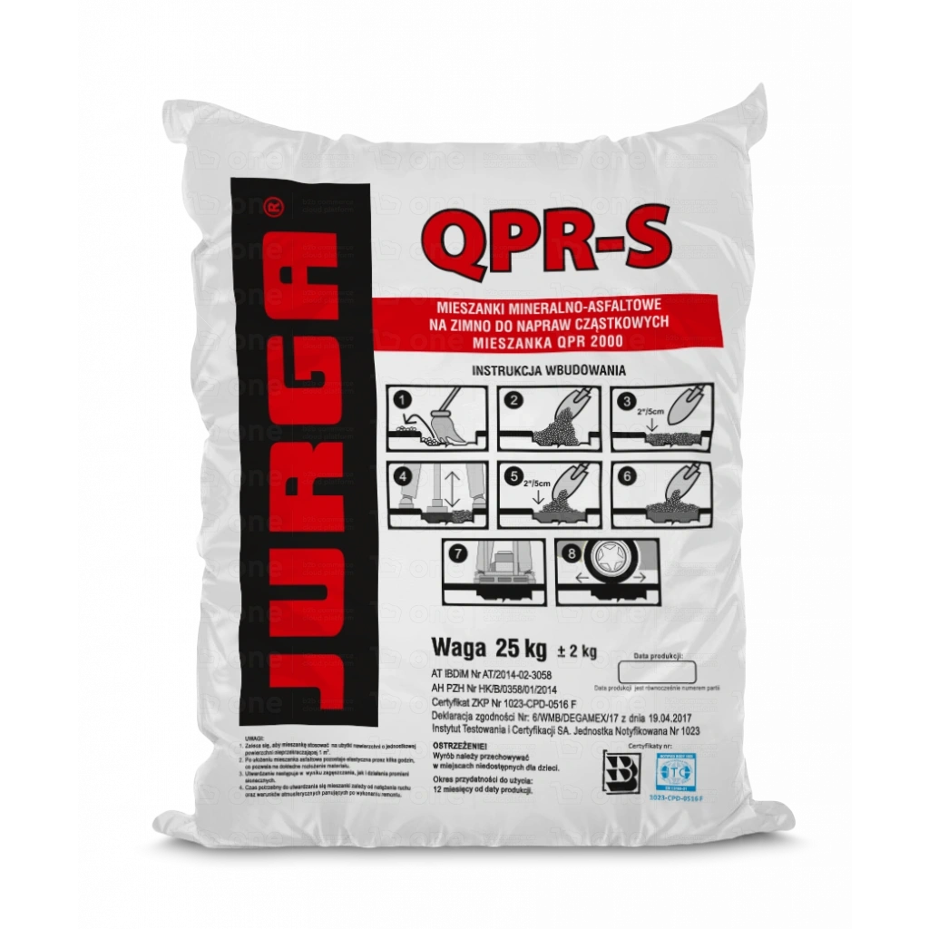 Asfalt drogowy Jurga 25 kg 
