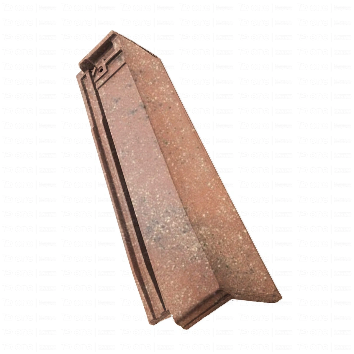 Dachówka ceramiczna płaska Koramic Actua 10 LT miedź piaskowa szczytowa połówkowa prawa