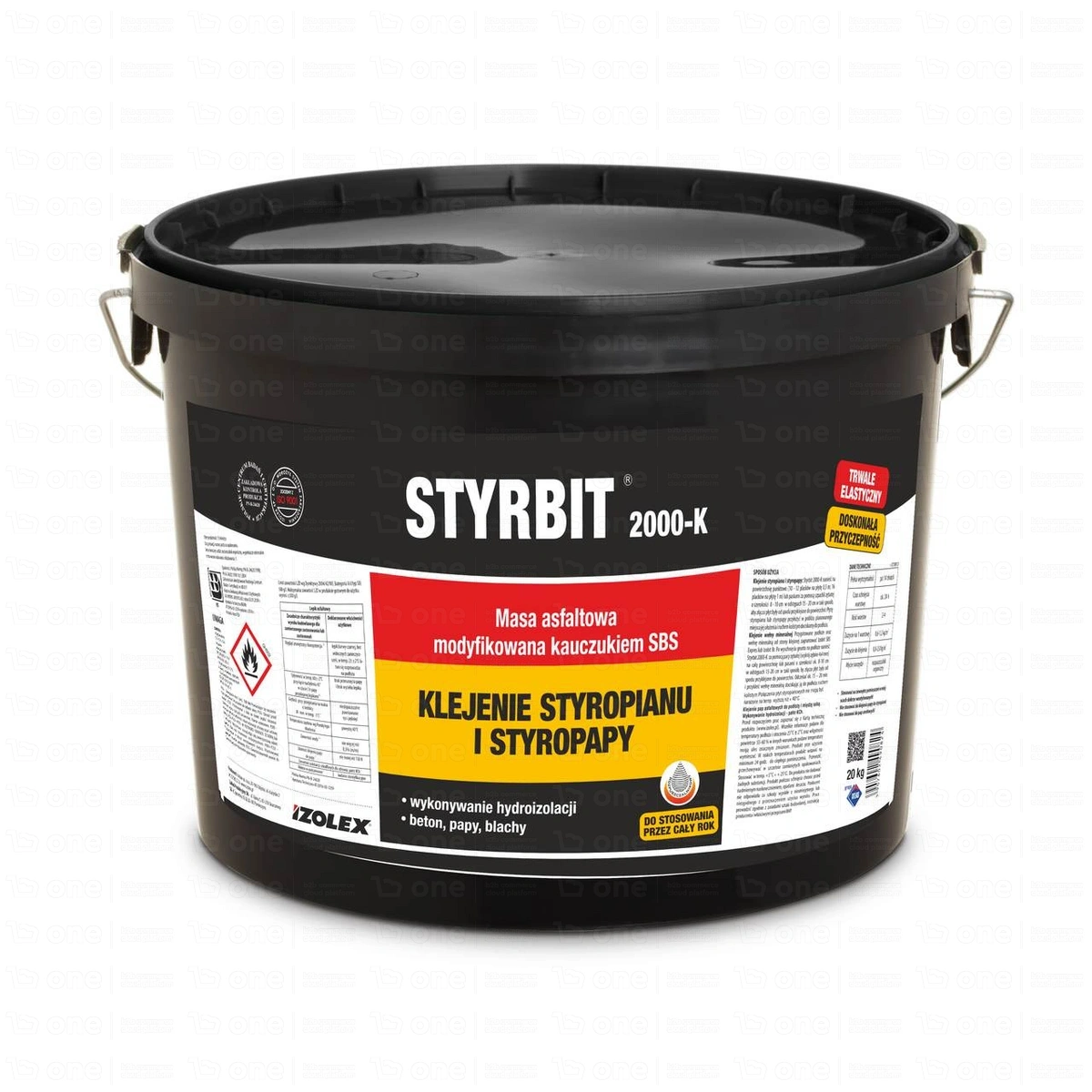 Klej bitumiczny Nexler Styrbit 2000-K do styropapy i styrodyru wersja zimowa 20 kg