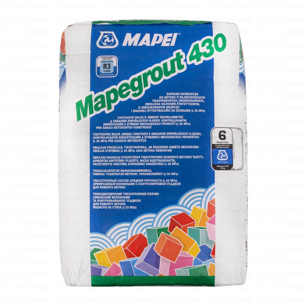 Zaprawa naprawcza Mapei Mapegrout 430 25 kg