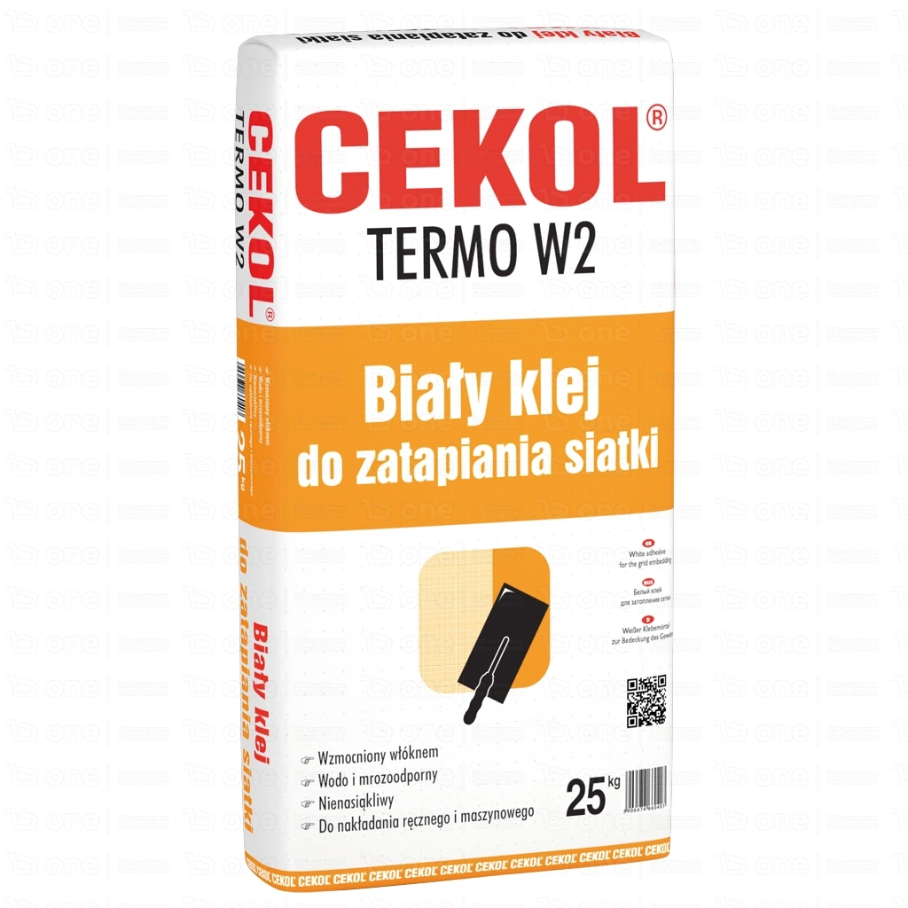Klej do zatapiania siatki Cekol Termo W2 biały 25 kg