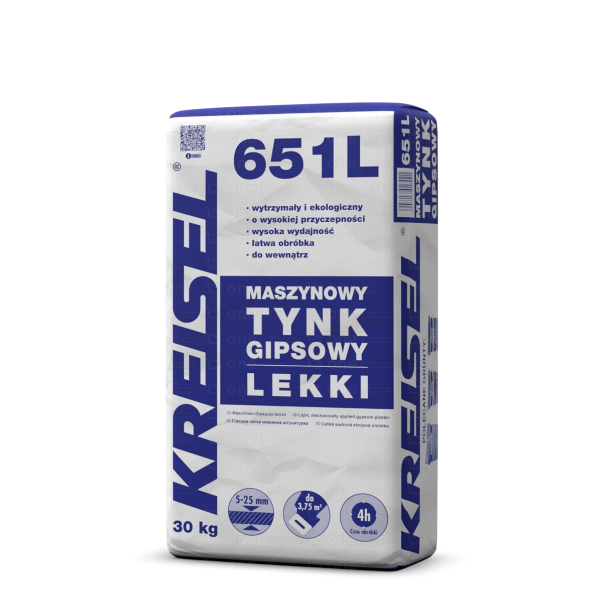 Tynk gipsowy Kreisel 651L maszynowy lekki 30 kg