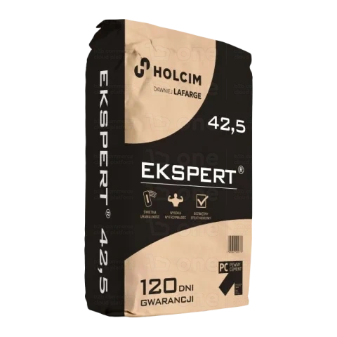 Cement portlandzki popiołowy Holcim Ekspert CEM II/B-V 42,5 R Małogoszcz 25 kg