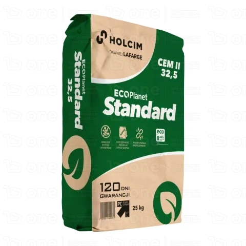 Cement portlandzki wieloskładnikowy Holcim ECOPlanet Standard CEM II/C-M (V-LL) 32,5 R Kujawy 25 kg