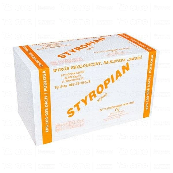 Styropian podłogowy Izoterm EPS 100 Dach-Podłoga 038 gr. 20 cm 0,3 m3