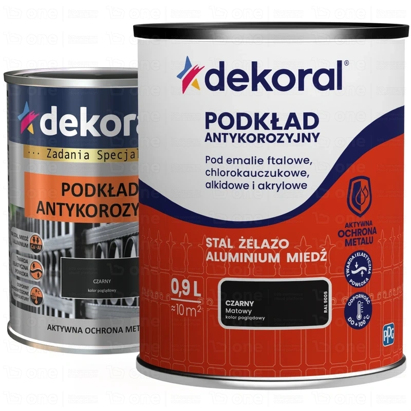 Podkład antykorozyjny Dekoral czerwony tlenkowy RAL 3009 10 l