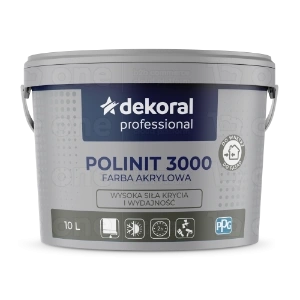 Farba akrylowa DEKORAL Professional Polinit 3000 biały 5 l