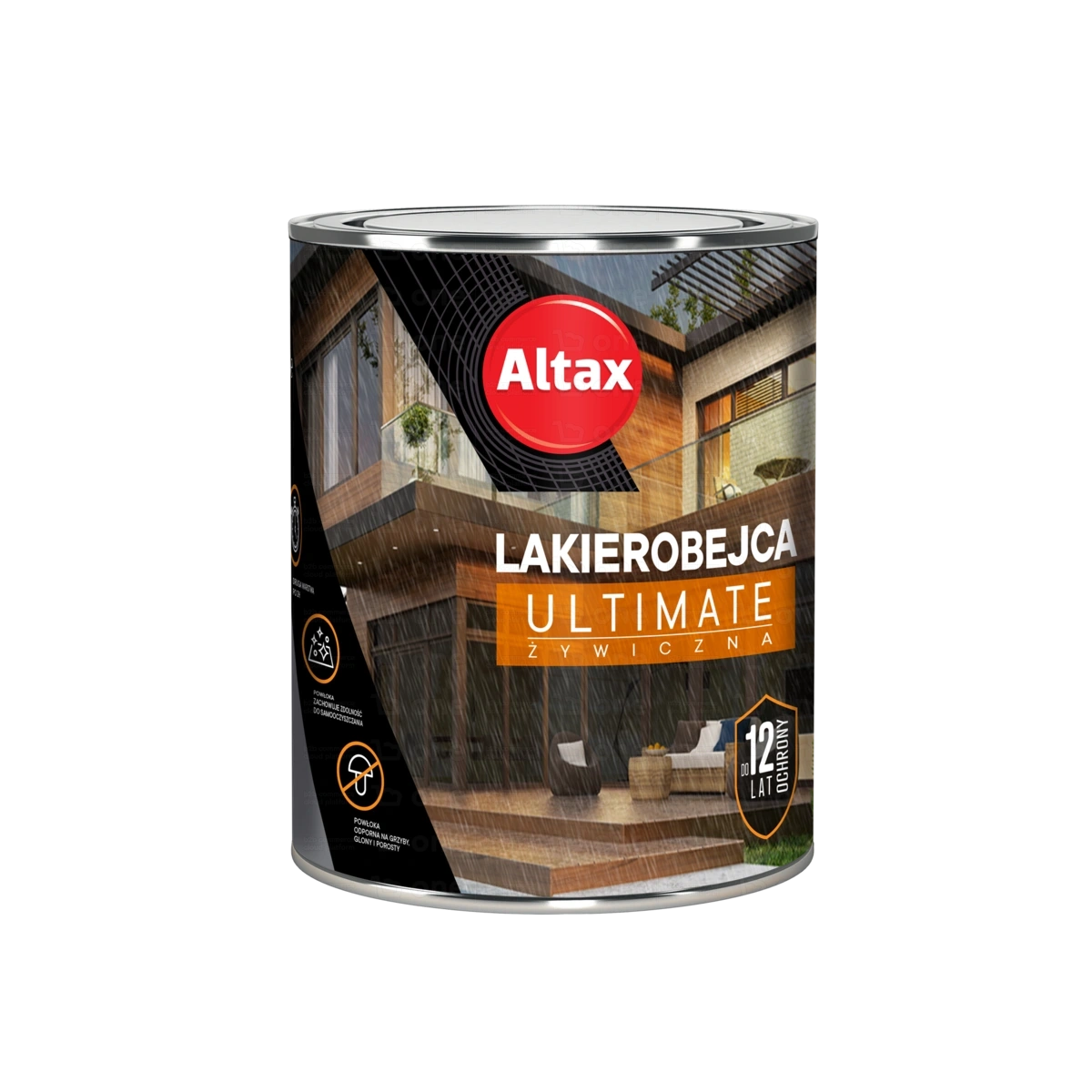 Lakierobejca żywiczna Altax Ultimate do drewna brąz 0,75 l