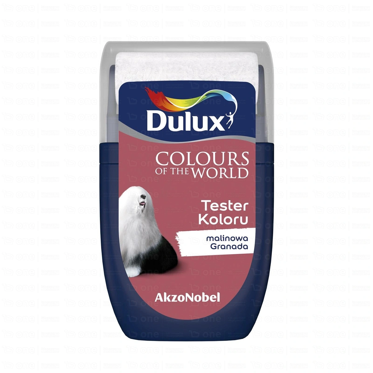 Farba lateksowa Dulux Kolory Świata do ścian i sufitów tester malinowa granada mat 30 ml