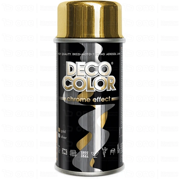 Lakier akrylowy Deco Color do metalu Chrom Effect złoty 150 ml