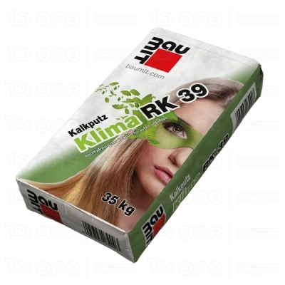 Tynk wapienny Baumit Klima RK 39 gładki 35 kg
