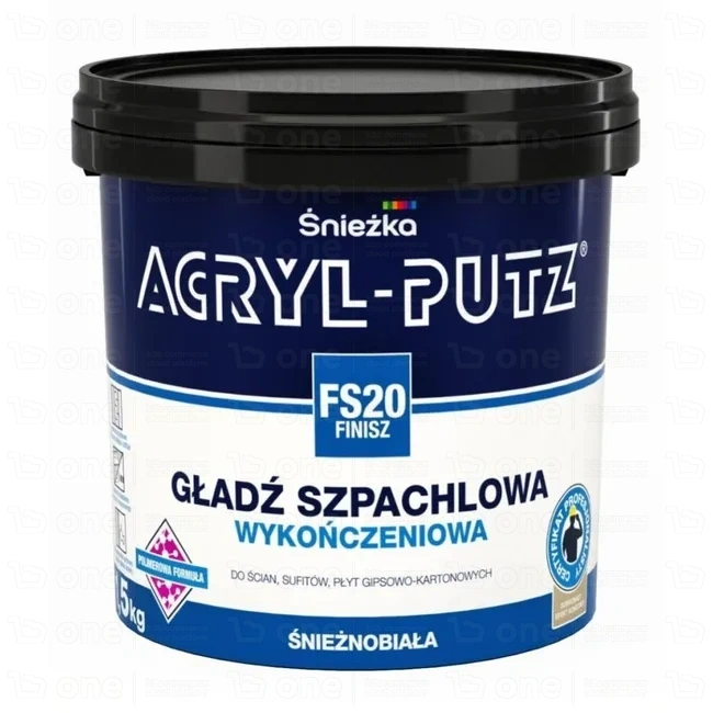 Gładź szpachlowa Acryl-Putz FS20 Finisz 17 l