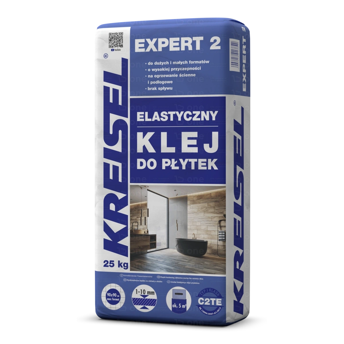 Klej Kreisel EXPERT 2 do płytek szary 25 kg