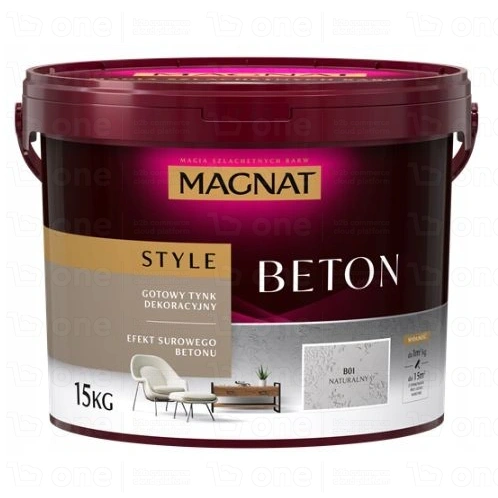 Tynk dekoracyjny MAGNAT Style Beton B01 Naturalny 15 kg